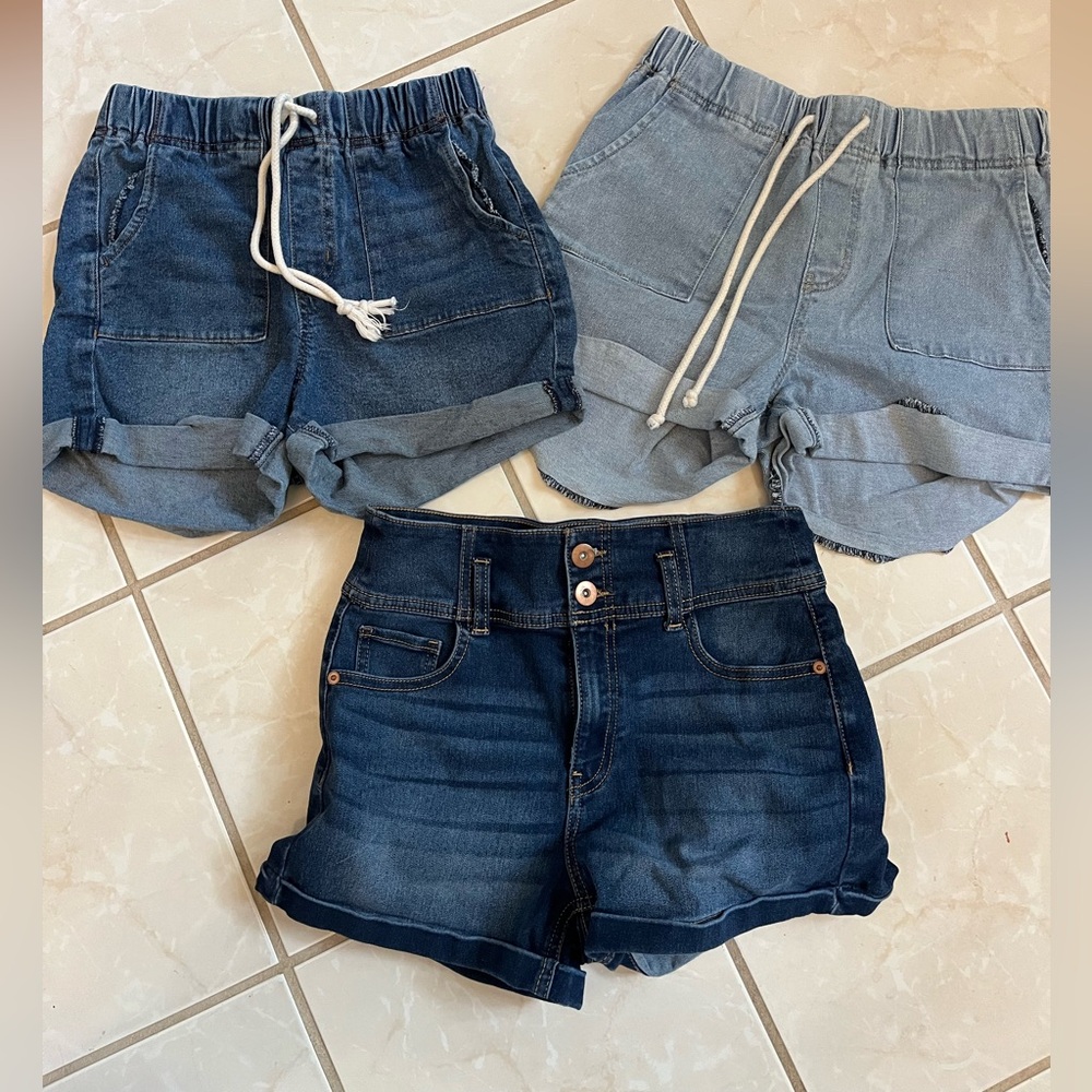 3 pairs Jr Jean Shorts